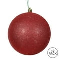 thumbnail image 2 of Vickerman 3" Red Glitter Ball Ornament, 12 per Bag, 2 of 2