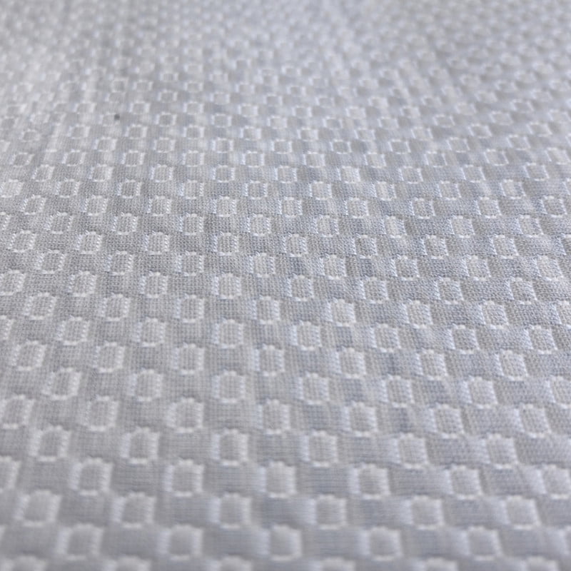 ORGANIC TEXTILES Organic Shredded Latex Bed Pillow with Heather Gray Removable Cotton Cover - For Sleeping, Head Support, Side Back Stomach Sleeper, Soft and Breathable - (Standard Size)
