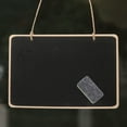 thumbnail image 3 of Hanging Chalkboard Sign Wooden Memo Blackboard Reusable Door Message Board, 3 of 9