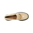 thumbnail image 3 of SAM EDELMAN Womens Beige Textured Chain Lug Sole Comfort Taelor Round Toe Block Heel Slip On Loafers 11 M, 3 of 4