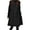Black, variant on BAETEUY Women's Wool Coat Turtleneck Slim Fit Overcoat Autumn Winter