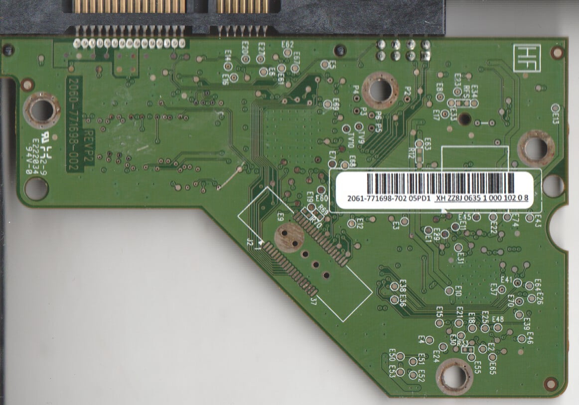 Carte PCB Contrôleur Pour Disque Dur WD10EARS Western Digital - Ref 2060-771640-003