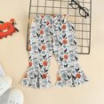 thumbnail image 4 of Vedolay Pants Sets for Girls 2 Piece Outfits Print Color Block Ruffle Trim Tee Top with Belted Pants Sets,Red 3-6 Months, 4 of 5