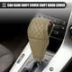 thumbnail image 2 of Funda universal para palanca de cambios de coche, funda para palanca de cambios, funda para palanca de cambios automática, moderna, piel sintética, color beige, 2 of 7
