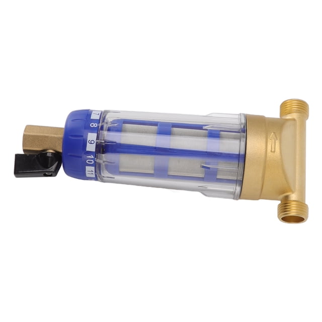 Cyclonic Sedimentation Water Filter, Robust Whole House Water Filter Backwashing G1/2in High Accuracy Easy To Install For Heater