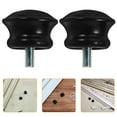 thumbnail image 4 of 2pcs Curtain Rod Decorative End Caps 5/8 inch Curtain Finials Curtain Rail End Cap Window Curtain Rod Cap Finials Replacement For Home Office Hotel, 4 of 7