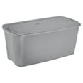 thumbnail image 2 of Sterilite 50 Gallon Tote, Plastic Storage Bin with Snap-on Lid, Gray, 4 Count, 2 of 6