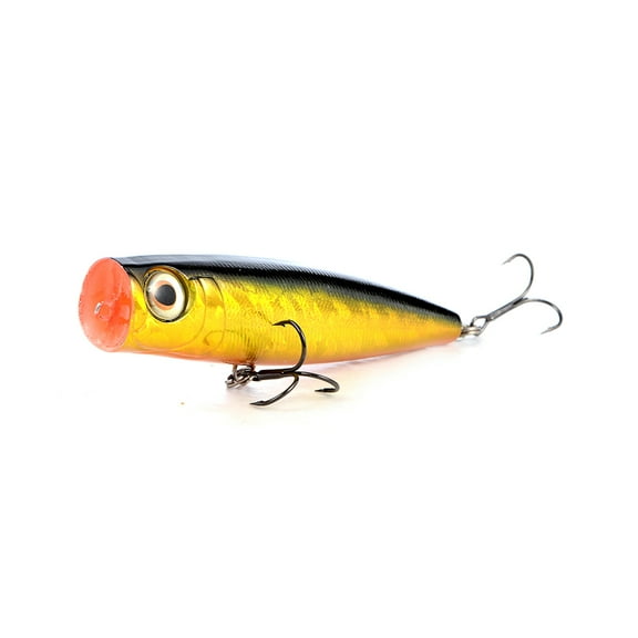 Big Poppa Poppers By Cabo 1019A Fishing Hard Jerkbait Lure (Golden Yellow) 4.72-Inch