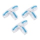 thumbnail image 3 of Paquete de 2-4 conectores de empalme 3x para cableado, conectores en forma de T, cable duradero 2 piezas, 3 of 8