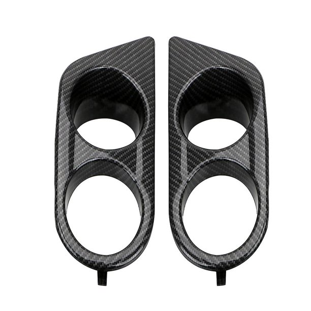 1 Pair Surround Air Duct For Bmw E46 M3 2001-2006 Car Styling Front Bumper Car Fog Light Covers Dual Hole