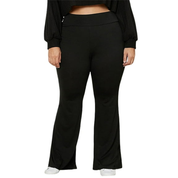 Michellecmm Women Yoga Pants High Waist Stretchy Hip Lift Workout Leggings Exercise Running Flare Pants