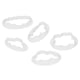 thumbnail image 2 of Moldes Para Galletas, Cortador De Galletas, No Tóxico En Forma De Nube Para Galletas De Arcilla Ultraligeras, Sándwiches, Pasteles Anggrek Otros, 2 of 8