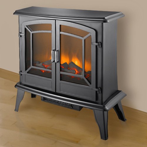 Pleasant Hearth 24 in. Electric Stove Matte Black