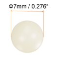 thumbnail image 2 of Unique Bargains 2pcs PA66 Nylon Solides Billes en Plastique 7mm G3 Boule de Roulement de Précision, 2 of 6
