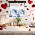 thumbnail image 4 of PEIBang Valentine's Day Kitchen Towels,Happy Valentines Flowers Dish Towel Decorative Hand Cloths for Kitchen Bathroom Decoration,Housewarming Gifts, 4 of 6
