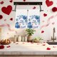 thumbnail image 4 of Accesorios de Baño Día Cocina Rosa Rojo Paños de Cocina y Paños de Cocina Toallas de Mano de Poliéster, 4 of 6
