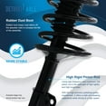 thumbnail image 4 of Detroit Axle - Front Struts for 1992-1996 Toyota Camry 2.2L, 1995 1996 Avalon Complete 2 Struts with Coil Spring 1993 1994 1995 Replacement Quick Install Ready Struts Assembly, 4 of 7