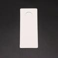thumbnail image 1 of Blank Paper Keyring Display Card Rectangle White 12x5x0.05cm Hole: 5mm, 1 of 1