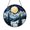 Acrylic 3.5 Inch, variant on Moonlit Snow Mountain Stained Glass Style Window Suncatcher, Winter Forest Landscape Hanging Ornament, Decorative Nature Window Art Gift