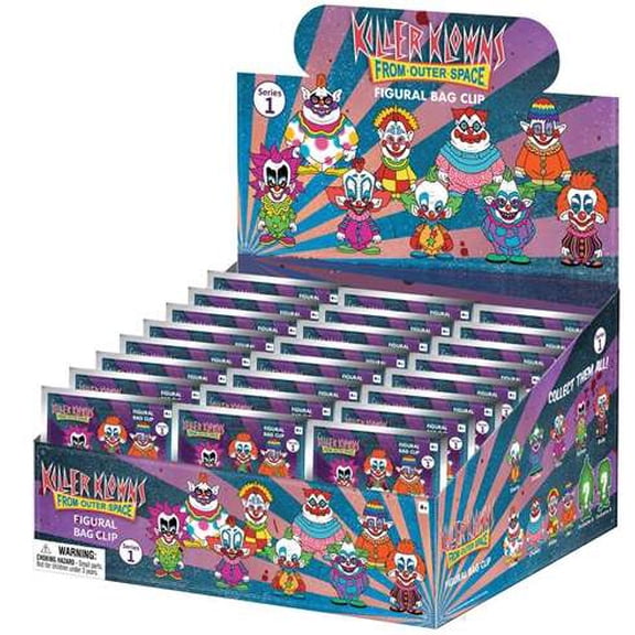 3D Figural Keyring Killer Klowns From Outer Space Series 1 Mystery Box (24 Packs)