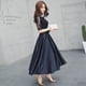thumbnail image 5 of Vestido de fiesta elegante y largo de color negro de verano para mujer, vestido de noche elegante y ajustado, 5 of 5