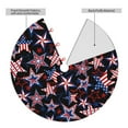 thumbnail image 3 of 4th of July Patriotic red white blue Stars and Stripes Tree Skirt Xmas Tree Mat Christmas Tree Ornaments Decorations Holiday Party Indoor Outdoor 48", 3 of 6