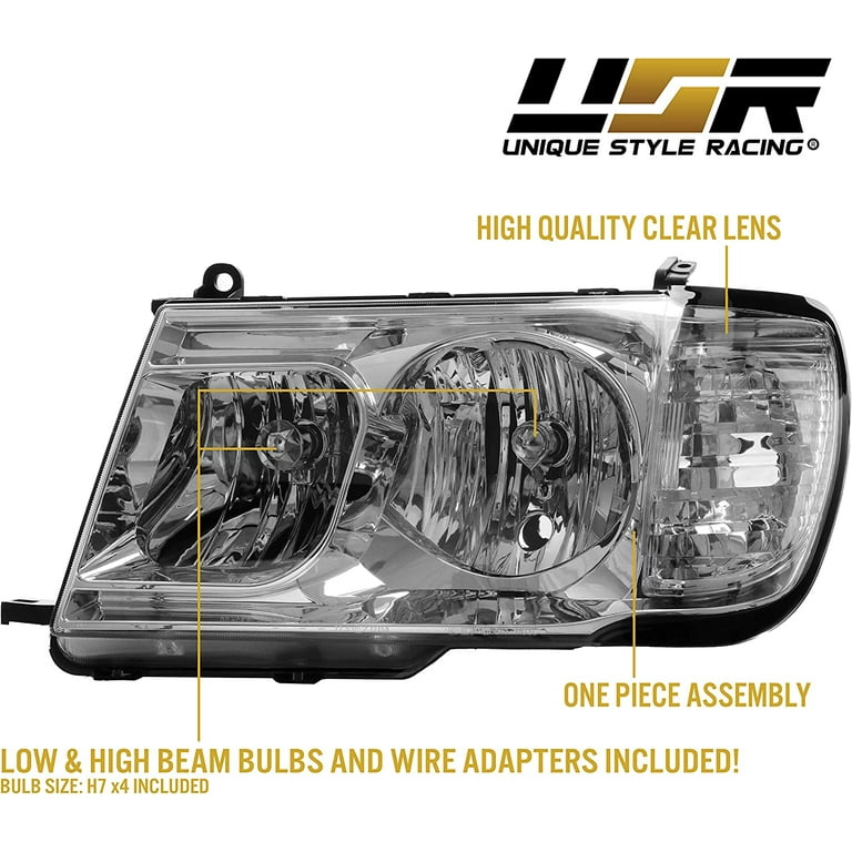 USR DEPO OEM Auto Parts - FJ100 Euro Style Headlights Set