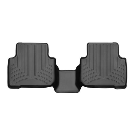 WeatherTech Custom Fit FloorLiners compatible with 2019-2025 Audi Q3 - 2nd Row, Black