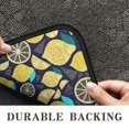 thumbnail image 6 of Yellow Lemon Fruit Slices DarkBlue Pattern Door Rugs,Washable Non Slip Door Mats Indoor,Decorative Door Mats,Entry Mat Indoor for Entrance,Bedroom,Kitchen,Bathroom,30"x17", 6 of 6