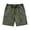 b-196Army Green795, variant on PIMSSY Men Shorts Fashion Washed Distressed Loose Fit Drawstring Shorts Summer Casual Cropped Shorts Solid Color Outdoor Male Holiday Bottoms