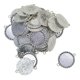 thumbnail image 3 of 50 Uds., Bandejas de conector colgantes de metal, ajustes de cabujón, bisel colgante en para manualidades, fabricación de joyas de fotografía Plata antigua perfecl Joyas Cabochon en blanco, 3 of 8