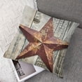 thumbnail image 7 of BANET Set of 2 Pillow Covers ,West Texas Star Throw Pillow Covers,Rustic Farmhouse Style Decorative Pillow Covers,Grey Wooden Barn Door Cushion Cases for Bed Sofa Couch 12x12in, 7 of 7
