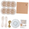 thumbnail image 4 of Rodajas de madera redondas con trozos de madera de cuerda para hacer adornos navideños con el kit de manualidades DIY. Establecer un, 4 of 9
