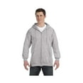thumbnail image 1 of Hanes Men's Light Steel Full-Zipper Hoodie, Style F280, 1 of 1