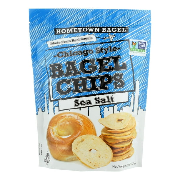 Hometown Bagel Bagel Chips Sea Salt, 6 Oz
