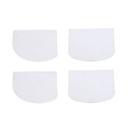 

BESTONZON 4 Pcs Pastry Dough Cutter Cake Bread Slicer Cake Scraper Baking Spatula Tool