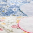 thumbnail image 3 of Mantel de tela de mesa de centro impermeable a prueba de aceite con diseño floral, cubierta de mesa rectangular de plástico de PVC Speravity JJ22720-01, 3 of 6