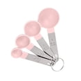 thumbnail image 4 of 8 Pcs Measuring Cups And Spoons Kit, with Stainless Steel Handles Pink, 4 of 8