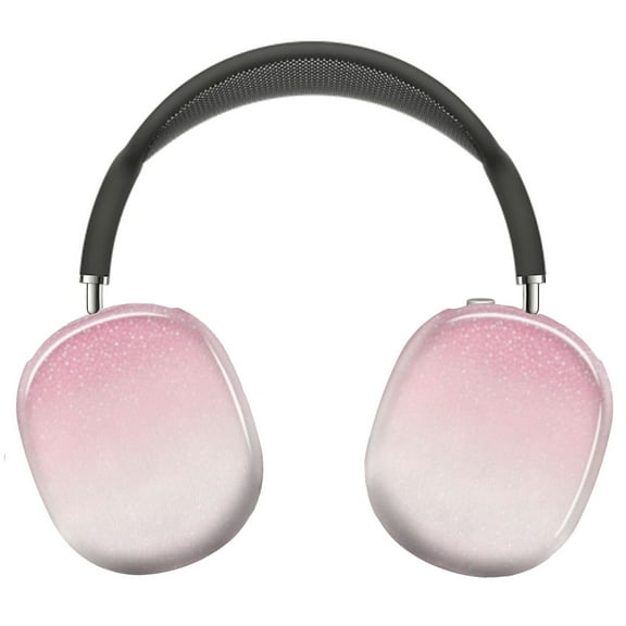 Protective Cover for AirPods Max Pimk Ombre Glitter=6 Headphones Aesthetic Print Snap On Cases