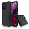 thumbnail image 7 of For Motorola Moto G Stylus 5G 2022 Case,Takfox 2 in 1 Heavy Duty Armor Shockproof Tough Hybrid Dual Layer Rubber Drop Protection Soft Bumper Rugged Phone Cover Case,Black, 7 of 7