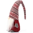 thumbnail image 3 of Gnomo de vacaciones Tomte sueco hecho a mano, adornos de decoración de duendes navideños Regalos del Día de Acción de Gracias Gnomos suecos tomte Namotu WRLF-640, 3 of 6