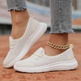 thumbnail image 4 of Chenyee Women's Wedge Orthopedic Shoes Comfortable Soft Sole Mesh Slip On Walking Shoes With Arch Support, 4 of 8