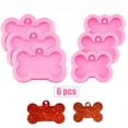 thumbnail image 1 of Keychain Silicone Molds Dog Tag Epoxy Molds Dog Bone Charm Resin Ring Molds, 1 of 4