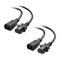 thumbnail image 1 of Cable Matters 2-Pack Computer to PDU Power Extension Cord, Power Extension Cable (IEC C14 to IEC C13 PDU Power Cord) 6 Feet, 1 of 4