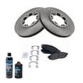 thumbnail image 2 of TRQ Front Brake Pad & Rotor Kit w/Fluids for 00-04 Frontier Xterra Pickup Truck BKA15684, 2 of 4