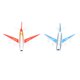 thumbnail image 1 of 1:60 Juego de 2 Modelos de Avión de aleación Fácil de Operar Avión Portátil con Gran Decoración para Niños y Niñas ANGGREK Otros, 1 of 8