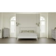 thumbnail image 5 of Mid-Century Modern Headboard Platform King Bed - White, 5 of 6