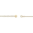 thumbnail image 6 of Mother of Pearl Flower Pendant Necklace in Yellow Gold Plated Sterling Silver with Cubic Zirconia Halo - 18 Inch Adjustable Cable Chain, 6 of 10