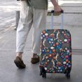 thumbnail image 3 of Bernese Mountain and Flower Luggage Cover Fashion Suitcase Cover Baggage Covers Fit 25-28 Inch Luggage (Go Travel), 3 of 5