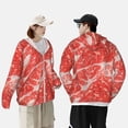 thumbnail image 5 of Picia Beef Steaks Women's Men's UPF 50+ Sun Protection Hoodie Shirt Long Sleeve SPF Fishing Outdoor UV Hiking Lightweight Shirts-, 5 of 9